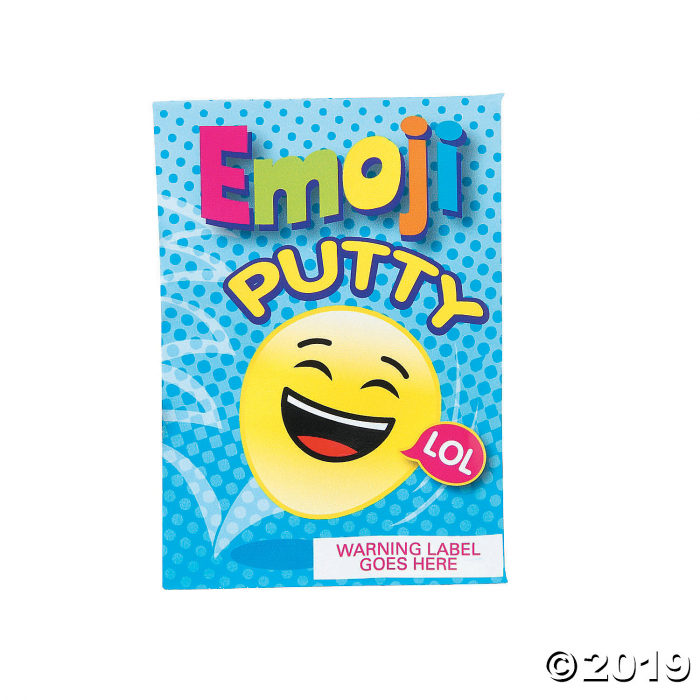 Emoji Putty Pouches (Per Dozen)