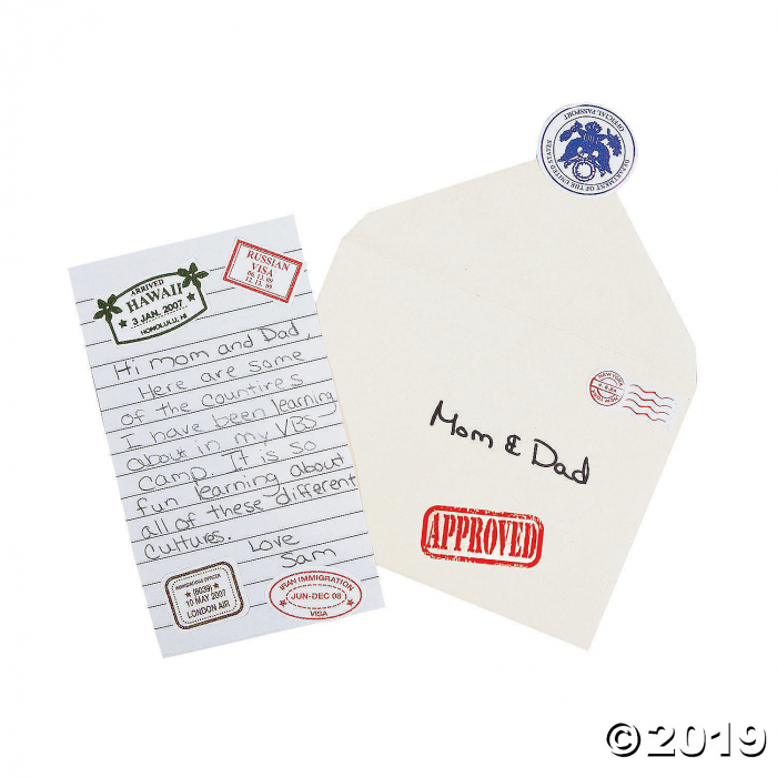 Passport Stamp Sticker Sheets (24 Sheet(s))