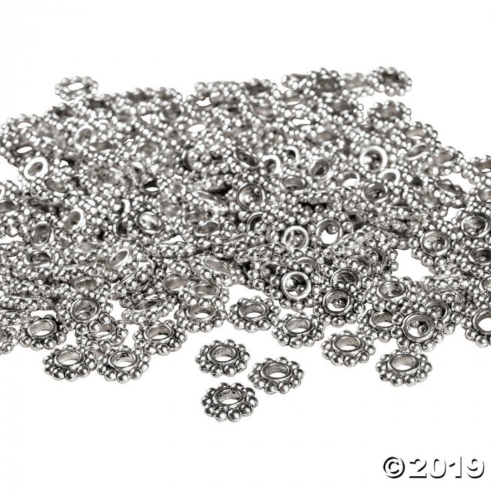 Daisy-Shaped Spacer Beads (300 Piece(s))