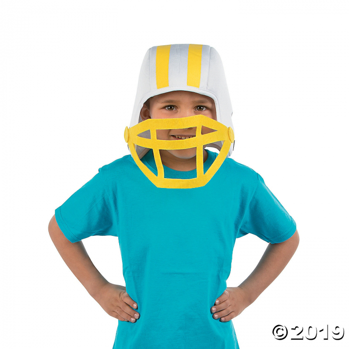 Yellow Team Spirit Football Helmet (1 Piece(s))