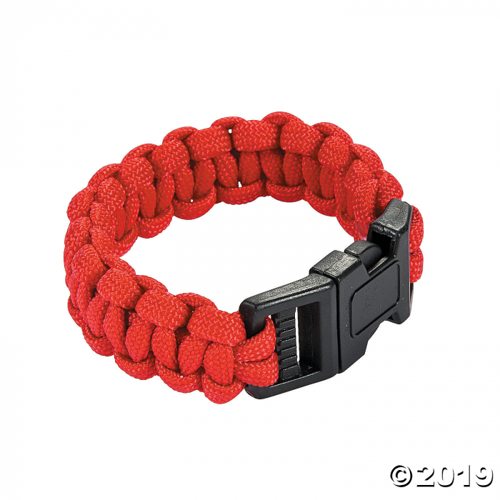 Small Red Paracord Bracelets (6 Piece(s))