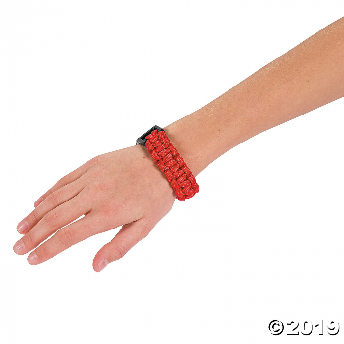 Small Red Paracord Bracelets (6 Piece(s))