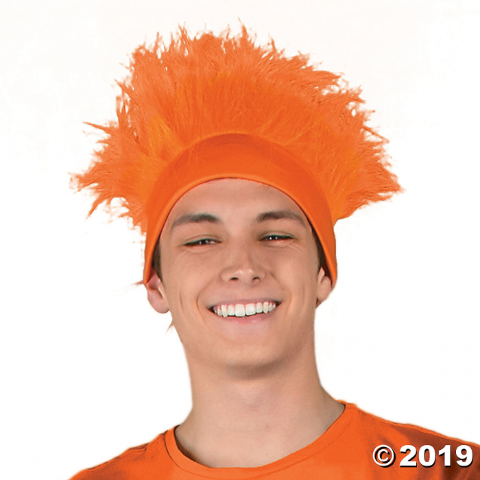 Orange Crazy Hair Headband (1 Piece(s))
