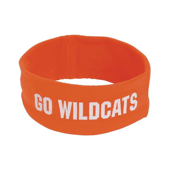 Orange Personalized Headbands (Per Dozen)