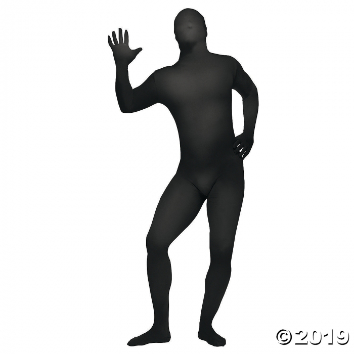 Adult's Plus Size Black Skin Suit Costume - 3XL
