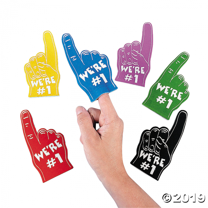 Mini Foam Fingers (Per Dozen) Mini Foam Fingers (Per Dozen)