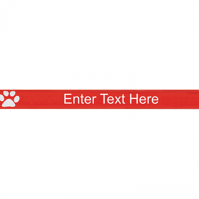 Red Paw Pride Personalized Pencils (24 Piece(s))