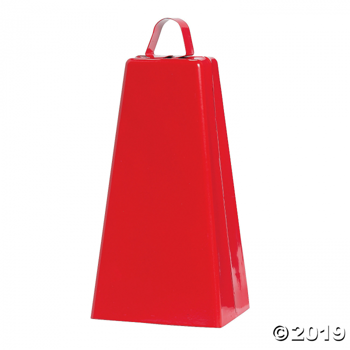 Jumbo Red Cowbell (1 Piece(s))