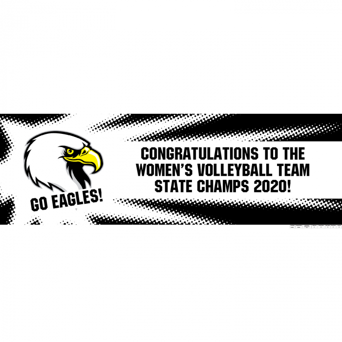 Medium Team Spirit Custom Photo Banner - Burst (1 Piece(s))