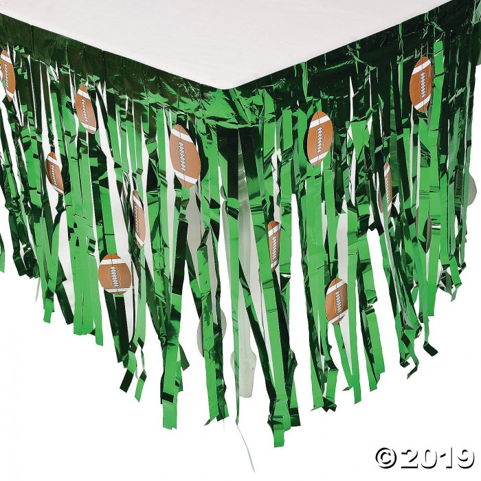 Football Table Skirt with Cutouts (1 Piece(s))