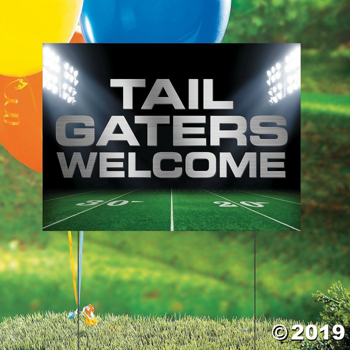 Tailgaters Welcome Yard Sign (1 Piece(s))