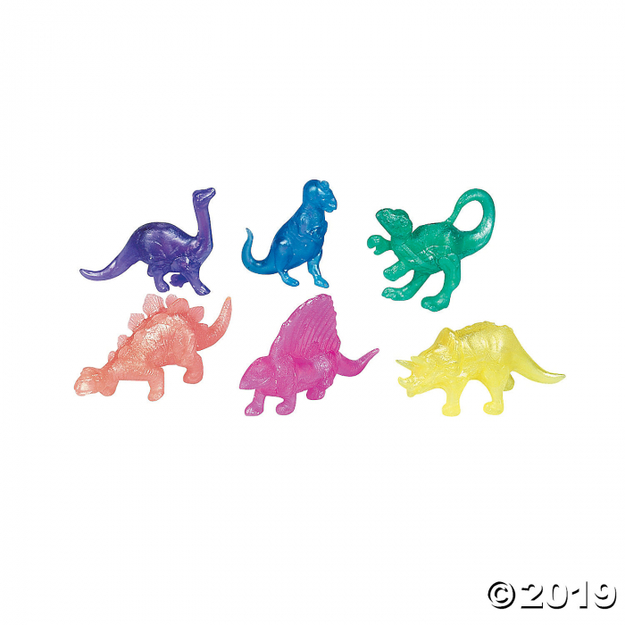 Pearlized Squishy Dinosaurs (48 Piece(s))