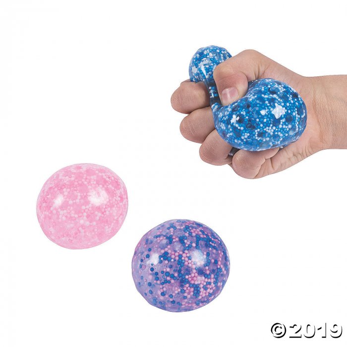 Confetti Water Bead Squeeze Balls (Per Dozen)