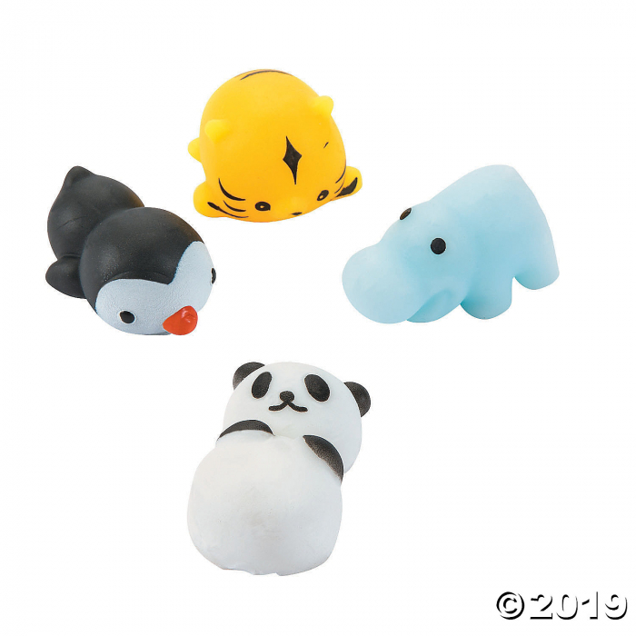 Zoo Animal Mochi Squishies (Per Dozen)