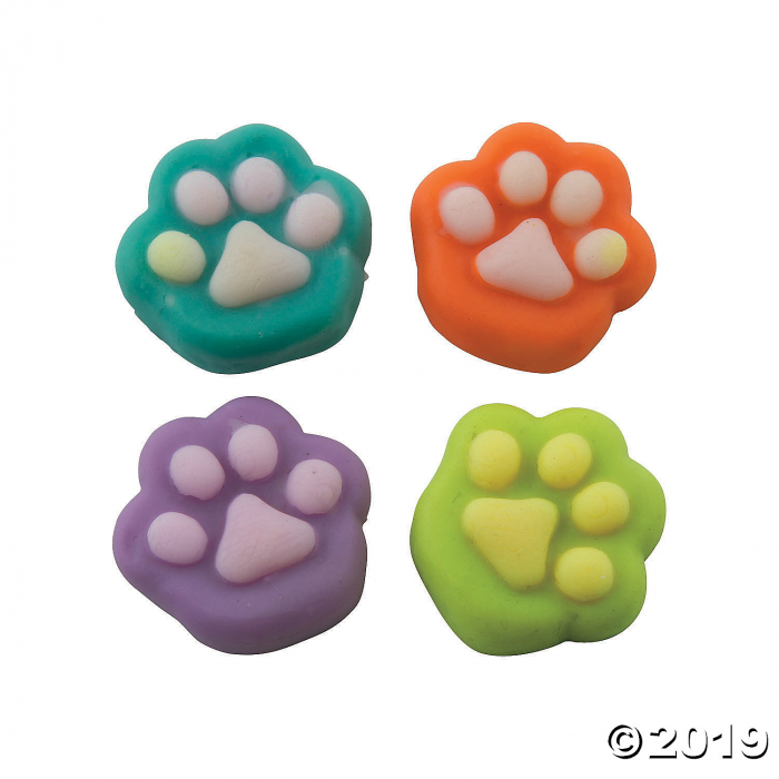 Paw Print Mochi Squishies (Per Dozen)