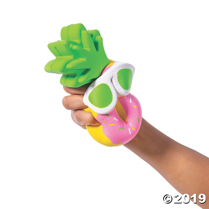 Luau Donut Pineapple Scented Slow-Rising Squishy (1 Piece(s))