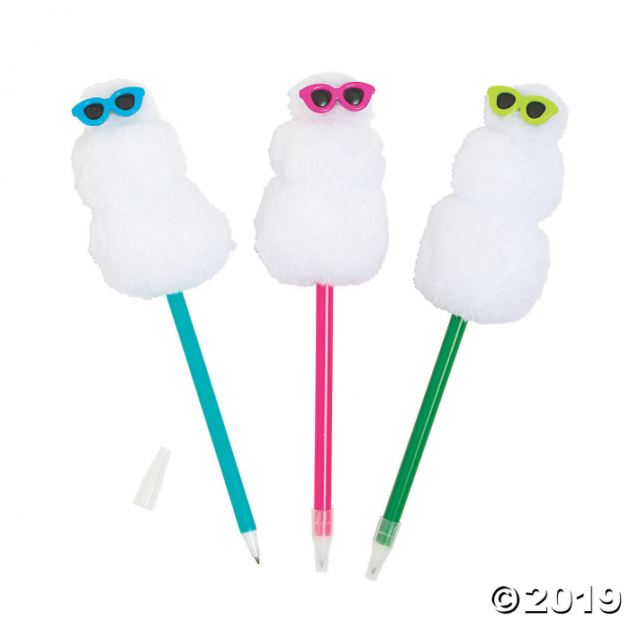 Squishy Snowman Pens (Per Dozen)