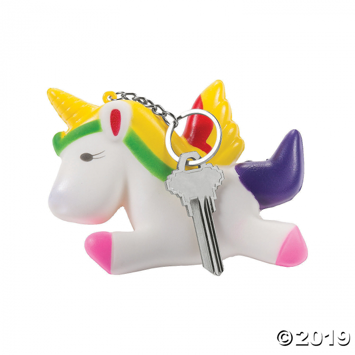 Unicorn Slow-Rising Scented Squishy Keychain (1 Piece(s))