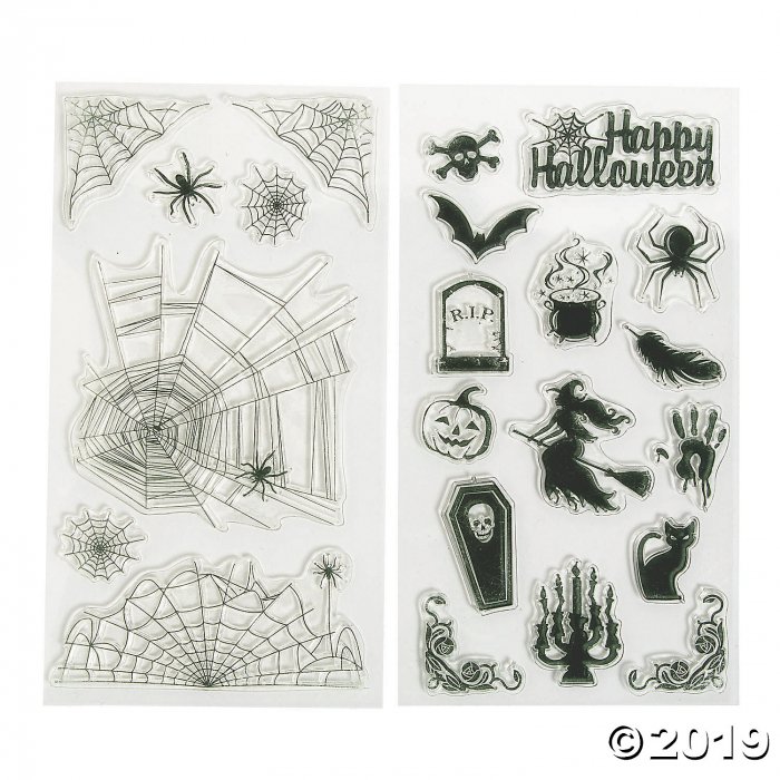 Clear Halloween Stamps (22 Piece(s))