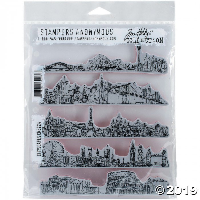 Tim Holtz Cling Stamps - Cityscapes (1 Piece(s))