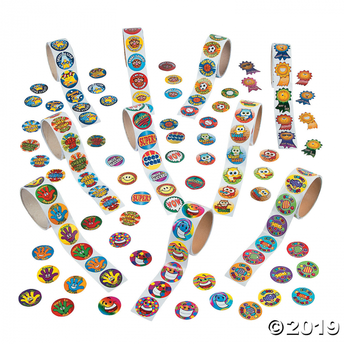 Mega Sticker Assortment (10 Roll(s))