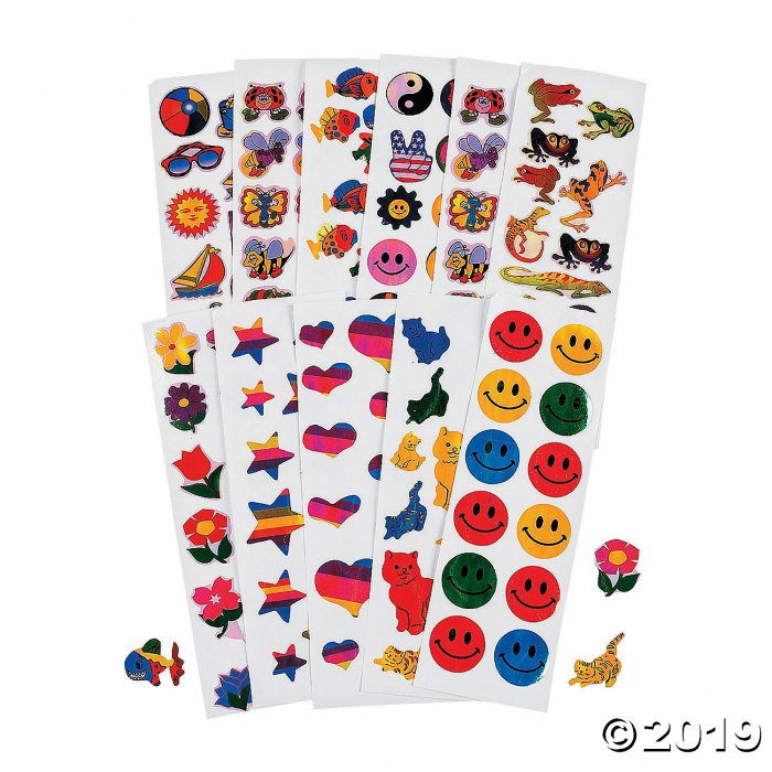 Mega Iridescent Sticker Assortment (500 Sheet(s)) Mega Iridescent Sticker Assortment (500 Sheet(s))