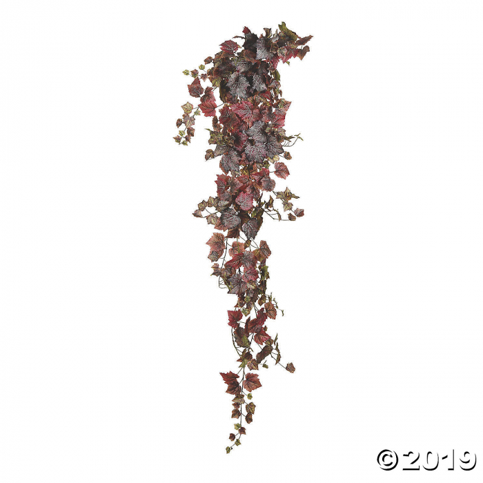 Vickerman 6' Burgundy Grape Leaf Ivy Hanging Bush (1 Piece(s)) Vickerman 6' Burgundy Grape Leaf Ivy Hanging Bush (1 Piece(s))