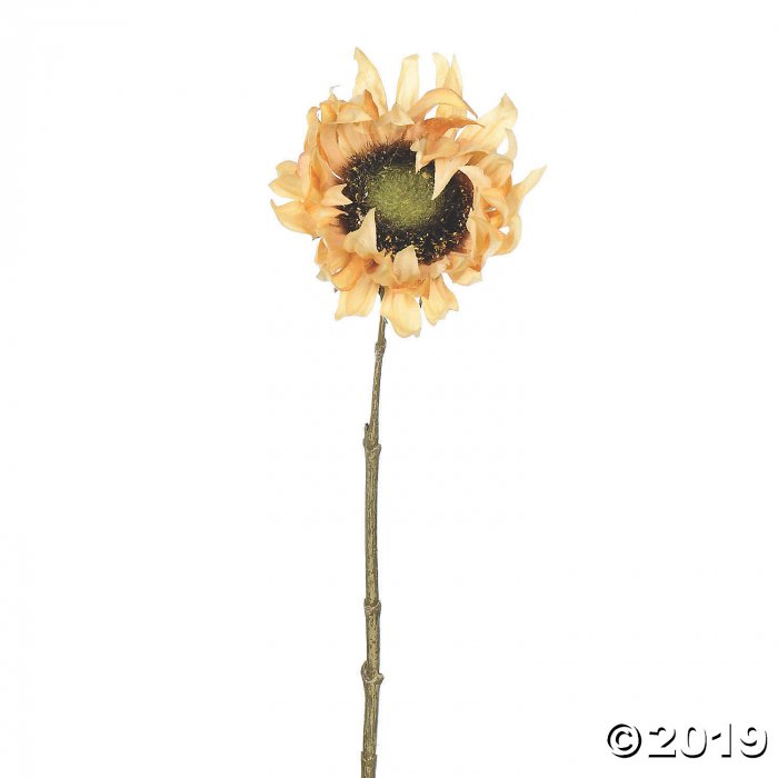 Vickerman 24" Artificial Mustard Sunflower Stem - 4/pk (1 Set(s))