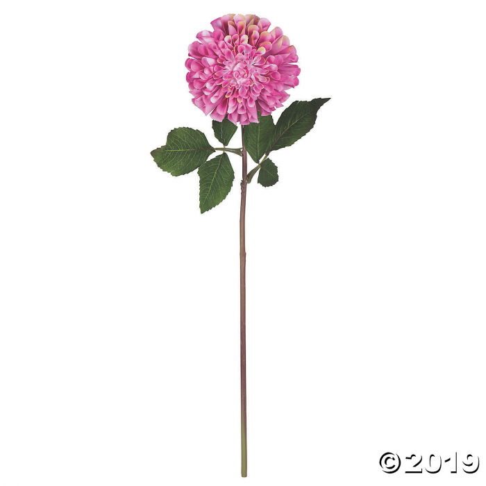 Vickerman 24" Artificial Pink Zinnia Stem - 3/pk (1 Set(s))