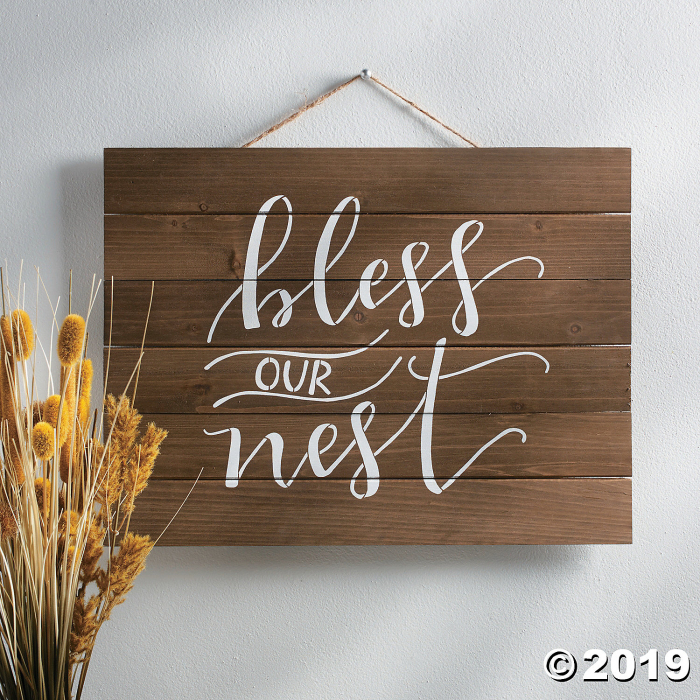 FolkArt® Project Studio Painting Stencils  Bless Our Nest (1 Piece(s))