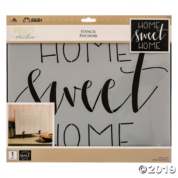 FolkArt® Project Studio Painting Stencils  Home Sweet Home (1 Piece(s))