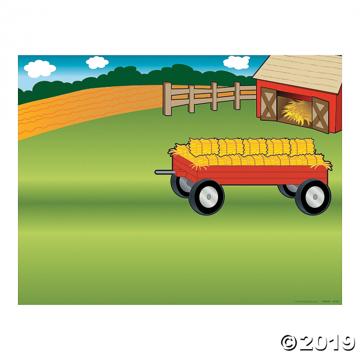 Hayrack Ride Sticker Scenes (Makes 12)