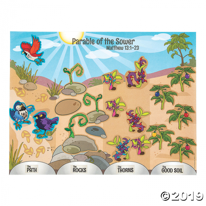 Parable of the Sower Sticker Scenes (Per Dozen)