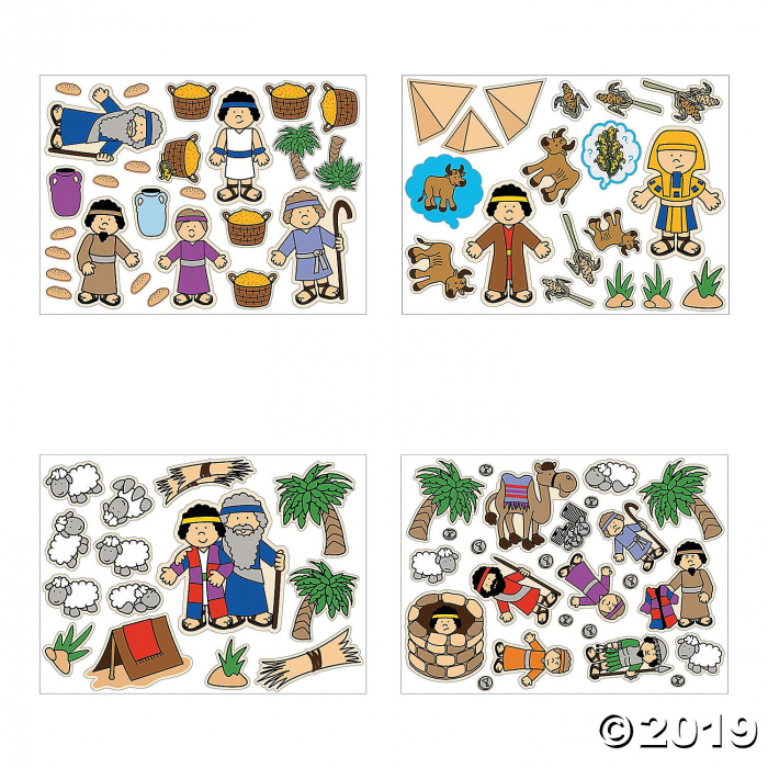 Stories of Joseph Mini Sticker Scenes (Makes 48)