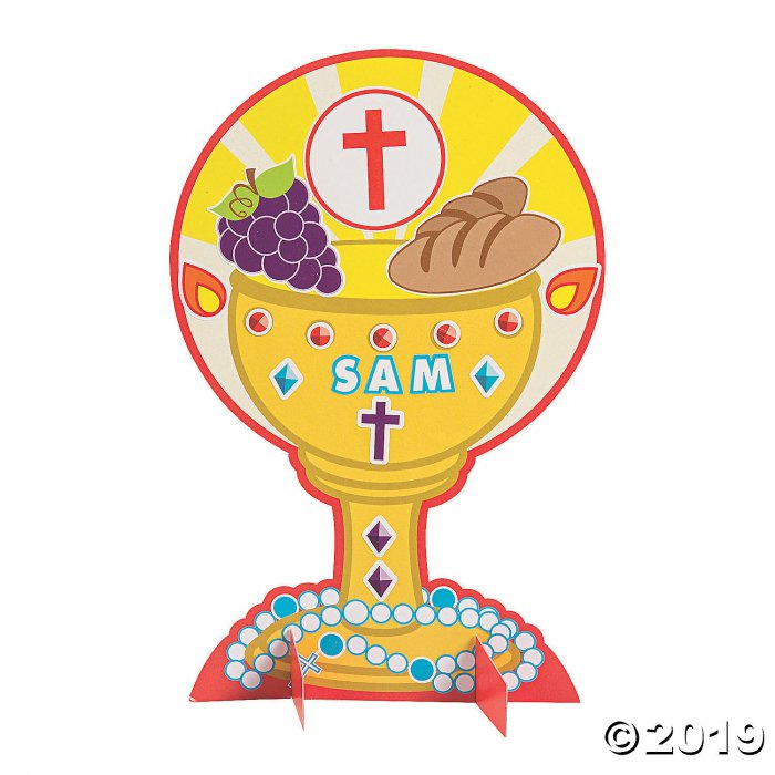 First Communion Stand-Up Sticker Scenes (Makes 12)