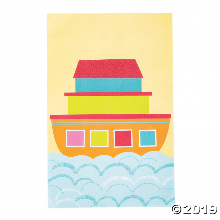 Giant Noah's Ark Sticker Scenes (Per Dozen)