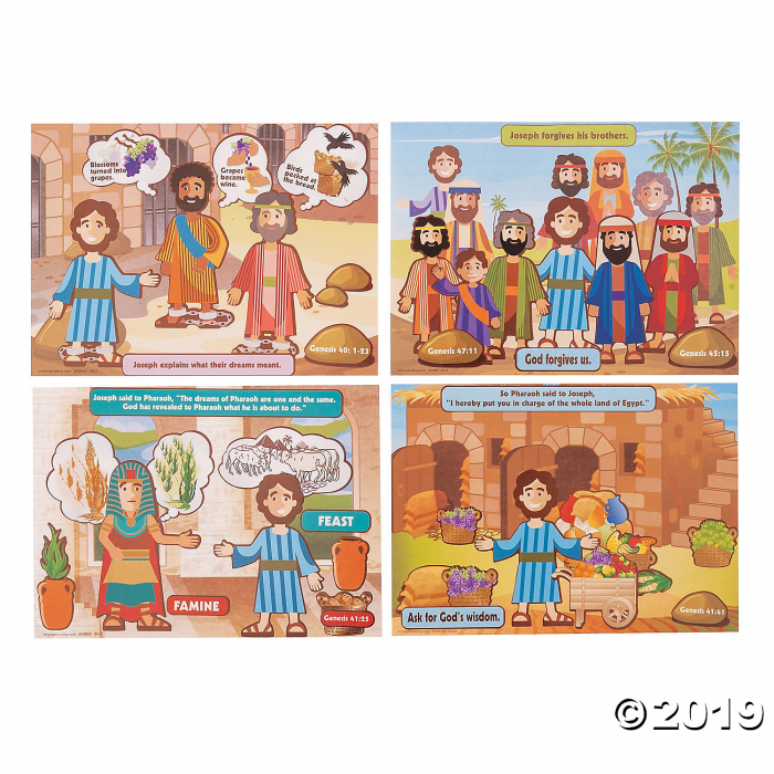 Stories of Joseph Mini Sticker Scenes (Makes 12)