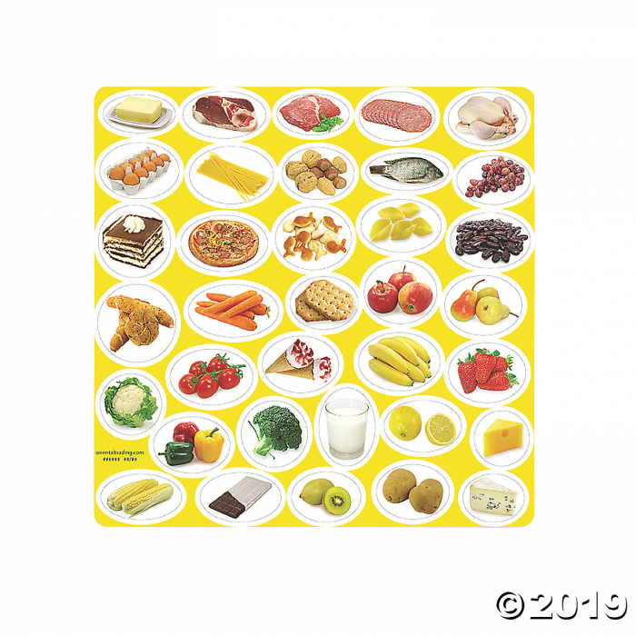 Fabulous Food Groups Sticker Scenes (Makes 12)