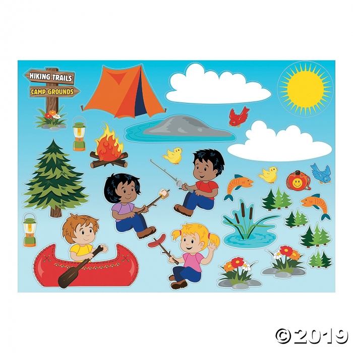 Camp Mini Sticker Scenes (Makes 12)