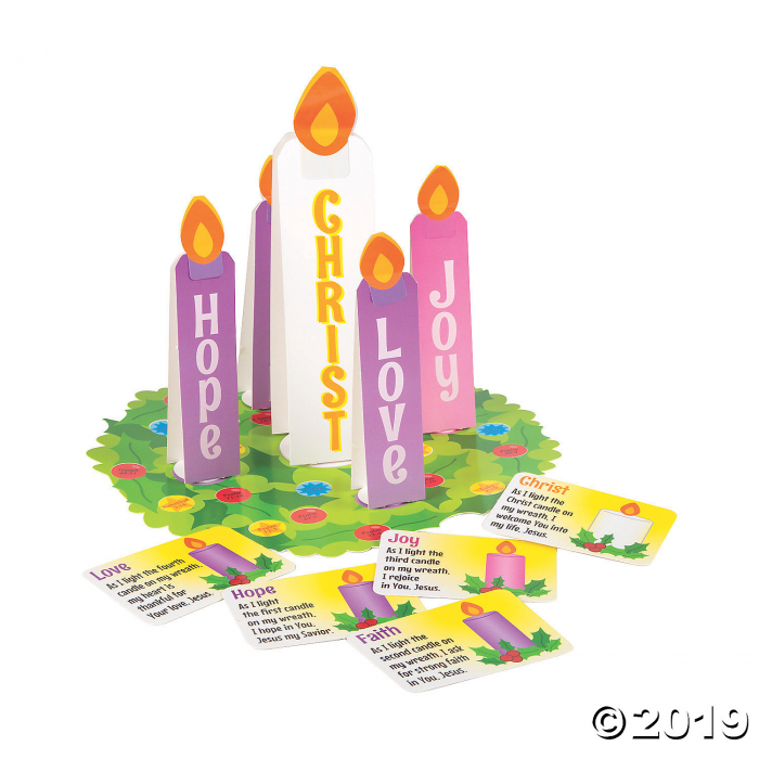 Advent Calendar with Stickers Craft Kit (Makes 12)