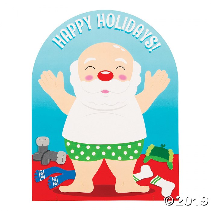 Dress-Up Santa Sticker Scenes (Makes 12)