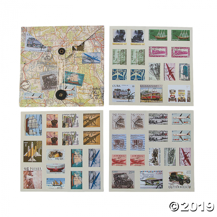 Travel Stamp Stickers (6 Sheet(s)) Travel Stamp Stickers (6 Sheet(s))