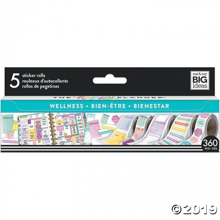Happy Planner Sticker Roll-Wellness (1 Piece(s))