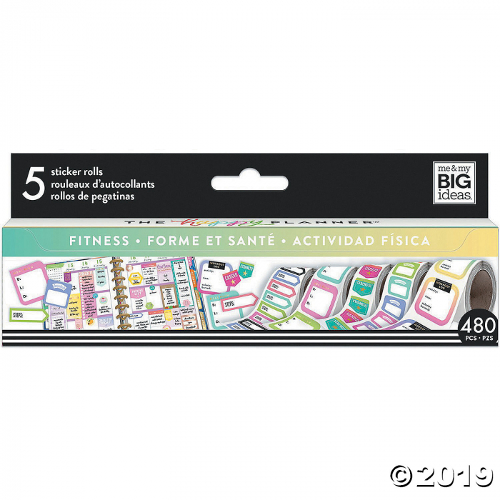 Happy Planner Sticker Roll-Fitness (1 Piece(s)) Happy Planner Sticker Roll-Fitness (1 Piece(s))