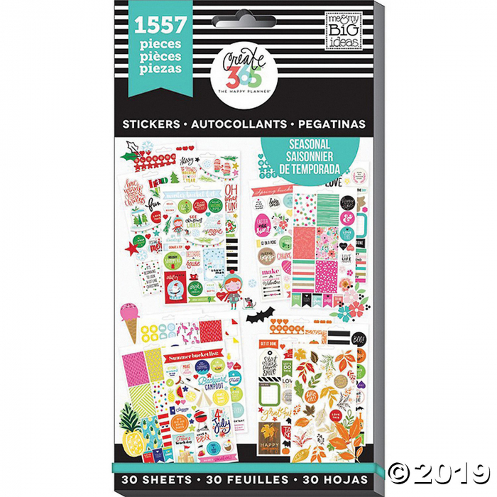 Create 365 The Happy Planner Seasonal Sticker Value Pack (30 Sheet(s))