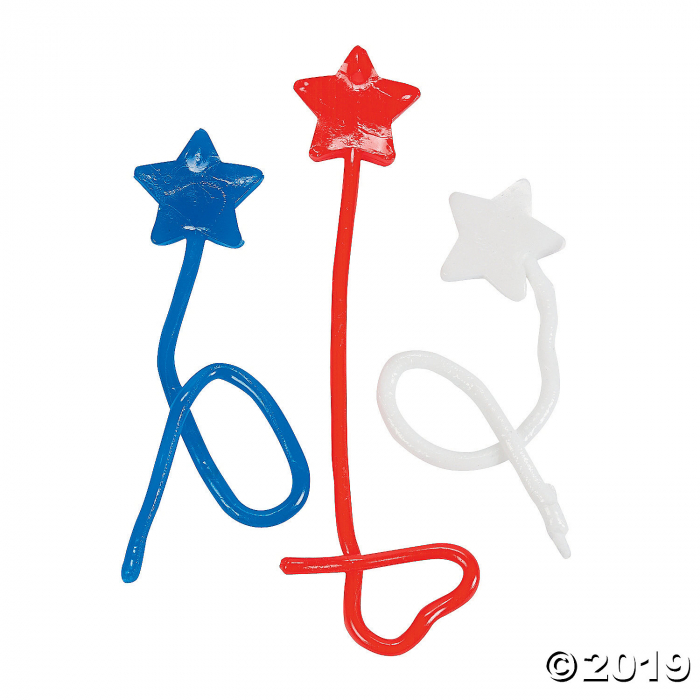 Mini Sticky Stars on A String (72 Piece(s))