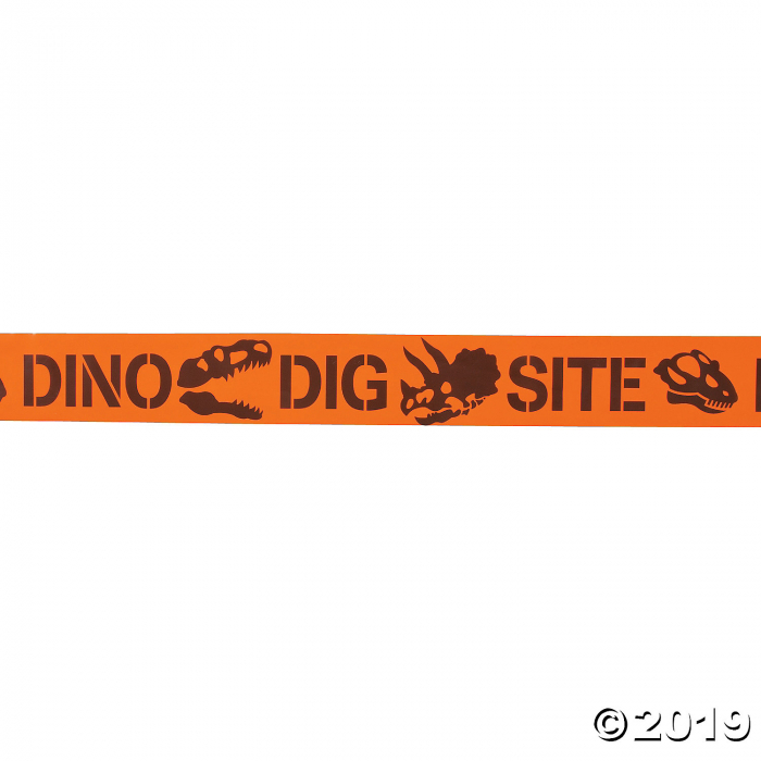 Dino Dig Plastic Streamer (1 Roll(s)) | GlowUniverse.com