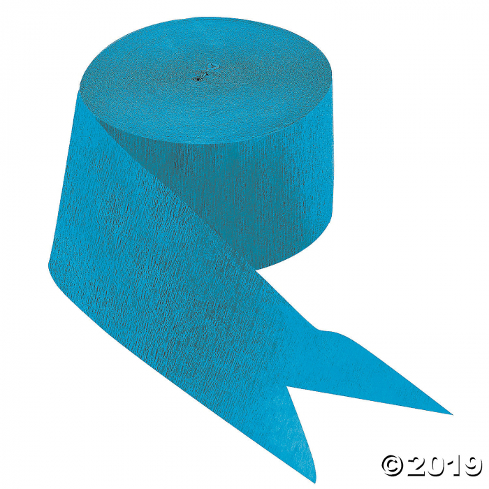 Turquoise Paper Streamers (81 ft)