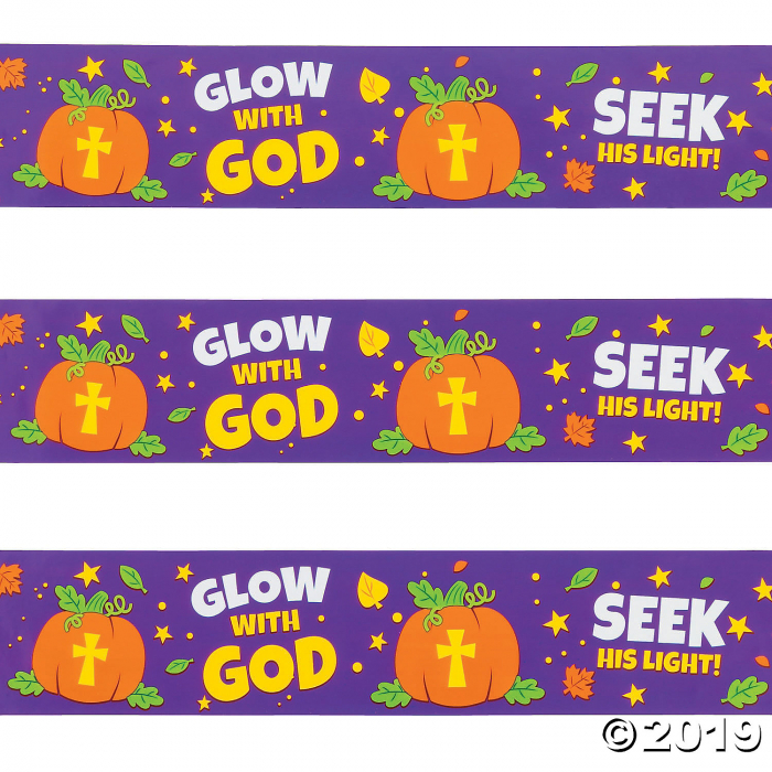 Christian Pumpkin Plastic Streamer (1 Roll(s))