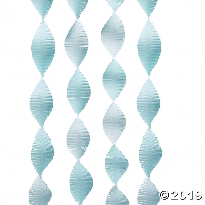 Light Blue Fringe Streamer (1 Piece(s))